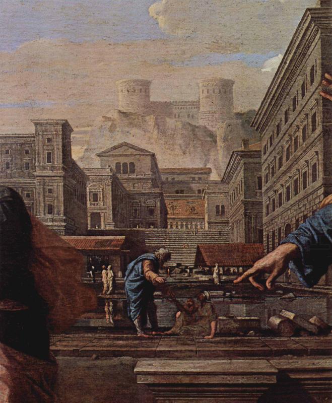 Der Tod der Saffira, Nicolas Poussin
